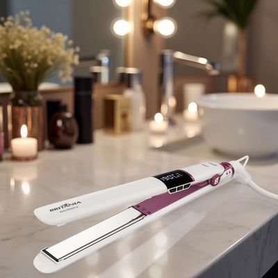Prancha de Cabelo Britânia Íon Tourmaline Bivolt BPRE01A Bivolt