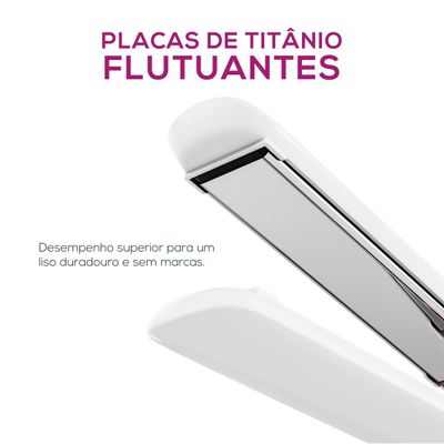 Prancha de Cabelo Britânia Íon Tourmaline Bivolt BPRE01A Bivolt