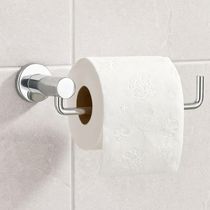 Kit Suporte Papel Higiênico Porta Toalha de Rosto 30cm Inox Lavabo Banheiro Jasmim