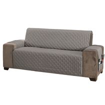 Protetor de Sofá King 4 Lugares Classic 100% Poliéster - Cinza