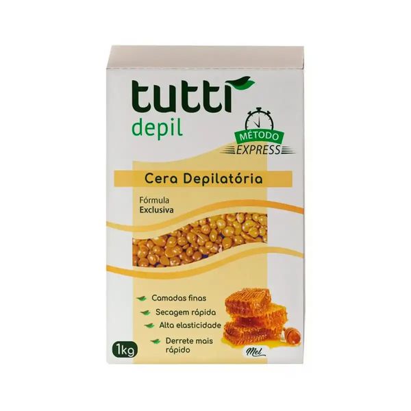 Cera Depilatória Mel Granulada Tutti 1Kg