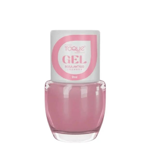 Esmalte Novo Toque Efeito em Gel Rosa Antigo Cremoso 9ml