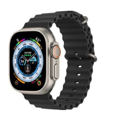 Smartwatch W69 Ultra Max Serie 8 49mm NFC, GPS 2,2" DS Preto