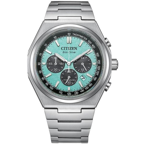 Relógio Citizen Masculino Ref: Ca4610-85m Solar Titânio Cronógrafo Eco-Drive