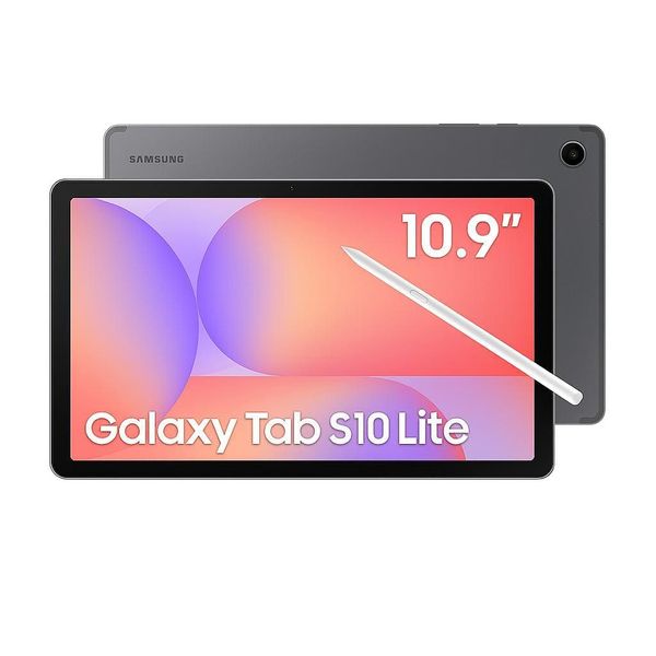 Tablet Samsung Galaxy S10 Lite 10.9" Android 15 128GB Exynos 1380 Wi-fi 8MP Caneta S Pen Capa Protetora Cinza