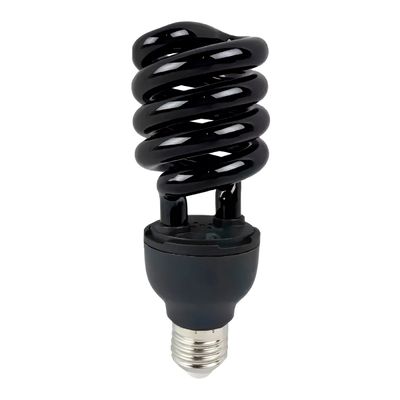 Lâmpada Espiral Luz Ultravioleta Fluorescente Iluminação - Efeito Neon Fluorescente 360°