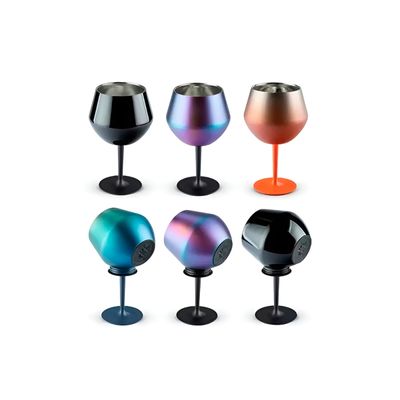 Taça Térmica Haste Removível Isolamento 2 em 1- 420ml – Aço Inox, Isolamento Parede Dupla | Cor:Laranja