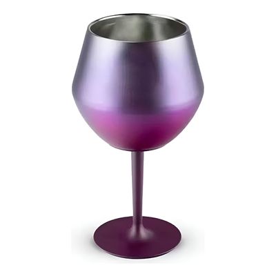 Taça Térmica Haste Removível Isolamento 2 em 1- 420ml – Aço Inox, Isolamento Parede Dupla | Cor:Laranja
