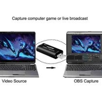 Placa De Captura Hdmi Usb 2.0 4k 1080p Streaming Gamer Live