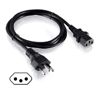 Cabo Força de Energia para Fonte de PC e Monitor 1,50 metros