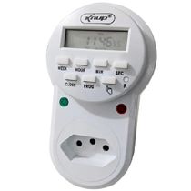 Temporizador Timer Digital Tomada Programável Liga e Desliga - Bivolt