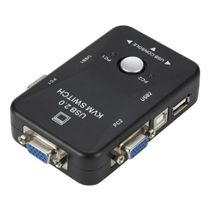 Chaveador Kvm Switch 2 Portas - 2 Cpu Na Mesma Estação/Monitor