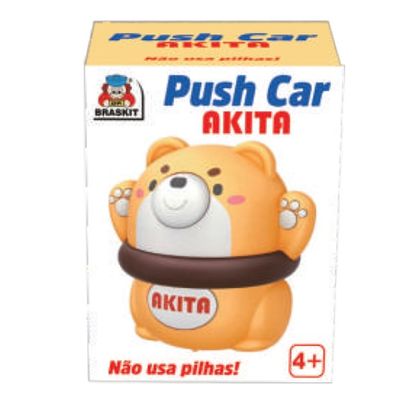 Brinquedo Infantil Robô Urso Push Car Akita - Braskit