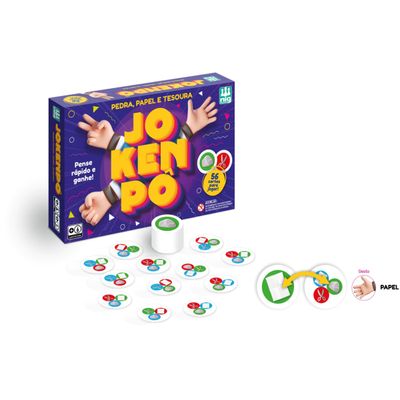 Jogo Jokenpô Pedra Papel e Tesoura 56 Cartas - Nig 0208