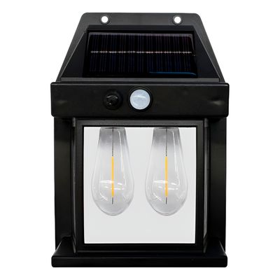 Luminária Solar LED com Sensor de Presença IP65 para Área Externa - Estilo Arandela Iluminação Decoração Led Solar