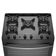 Fogão Continental 5 Bocas FC5GB Preto com Mesa de Vidro, Forno Eco Turbo e Tripla Chama  Bivolt