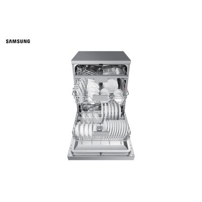 Lava-louças Samsung Inox com 14 Serviços, Limpeza Silenciosa e Display LED - 220V