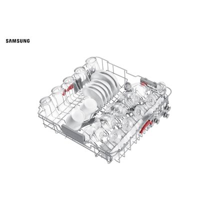 Lava-louças Samsung Inox com 14 Serviços, Limpeza Silenciosa e Display LED - 220V