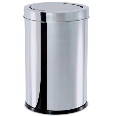 Lixeira Brinox 3032/206 Tampa Basculante Inox - 7,8 Litros Inox