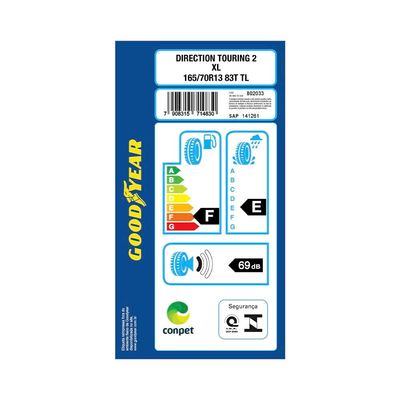Pneu Aro 13 Goodyear Direction Touring 2 XL 165/70 83T