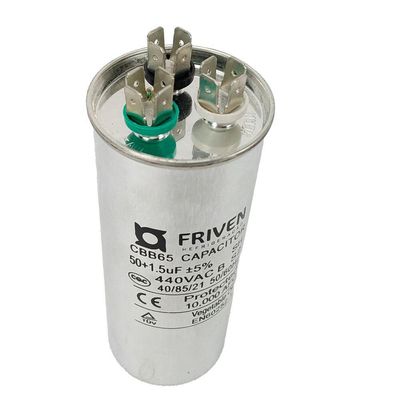 Capacitor 50uf + 1,5 Uf 440v Duplo - Friven Único