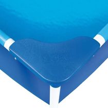 Piscina Retangular 2500 Litros Estruturada Premium Capa E Forro Mor