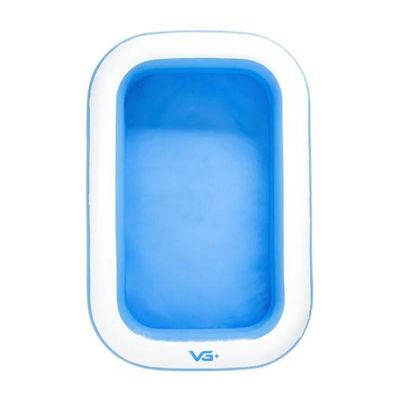 Piscina Inflável Retangular Azul 302 Litros 150 Cm Com Bomba Pvc Vg+