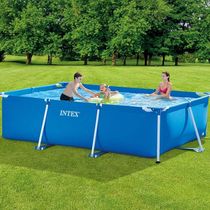 Piscina Estrutural Infantil Retangular 1.662 Litros Intex