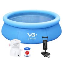 Piscina Inflável Joy Set 4760l Circular 300cm Com Filtro Bomba Vg Plus 220v
