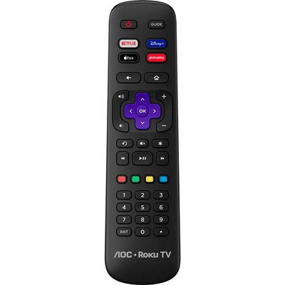 Smart TV 32" HD AOC 32S5045/78G com Roku TV, Comando de Voz, HDMI, USB Wi-Fi e Conversor Digital