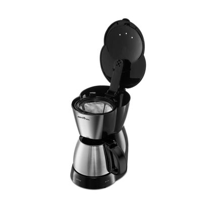 Cafeteira Britânia 32 Cafezinhos 1,2L BCF32B Jarra em Inox 220V