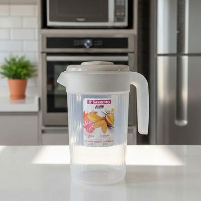 Jarra De Plástico Cinza 2l - Sanremo
