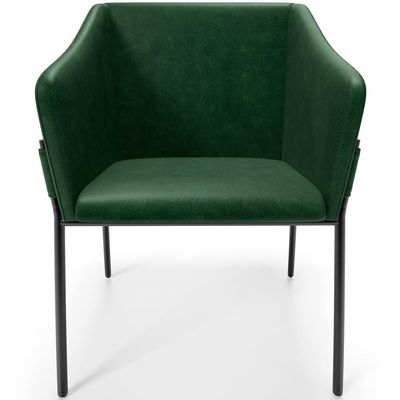 Cadeira Para Sala de Jantar Estar Living Olívia L02 Couríssimo Verde - Lyam Decor