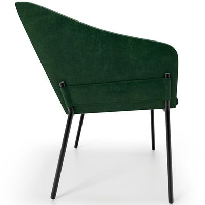 Cadeira Para Sala de Jantar Estar Living Olívia L02 Couríssimo Verde - Lyam Decor