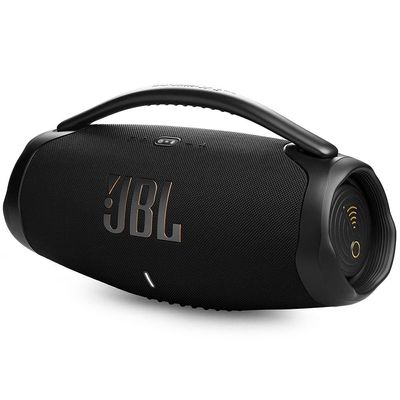 Caixa de Som Portátil JBL Boombox 3 com Wi-Fi e Bluetooth - Preto