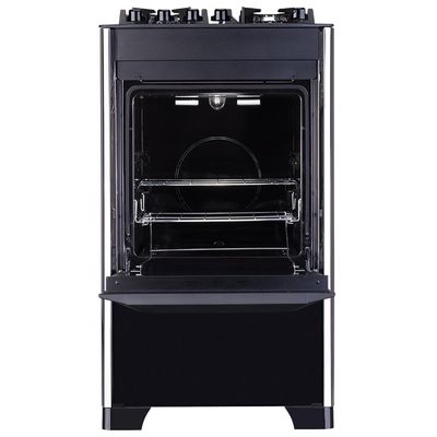 Fogão Dako 4 Bocas Magister com Mesa de Vidro e Acendimento Automático Bivolt - Preto