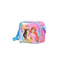 Lancheira Térmica Infantil Feminina Princesas Rosa
