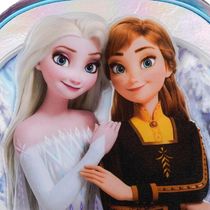 Mochila de Rodinha Infantil Feminina Frozen Azul Claro