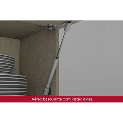 Cozinha Completa Henn 9 Peças Connect s/Pia C9P01 Duna/Cristal