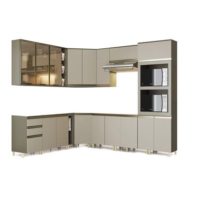 Cozinha Completa Henn 11 Peças Connect C11P02 Duna/Cristal