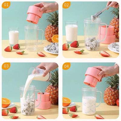 Mini Liquidificador Portátil Para Shake Whey Vitamina Wincy