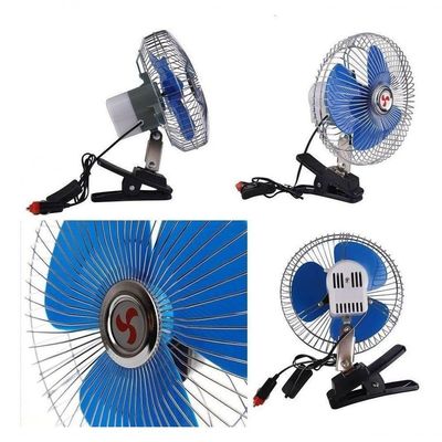 Mini Ventilador Veicular 12v 6" 15cm Carro Caminhão ônibus