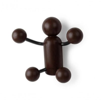 Cabide Cabideiro De Parede Woody Tabaco - Umbra