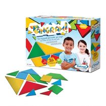 Jogo Pedagógico Tangram 28 Peças - Xalingo