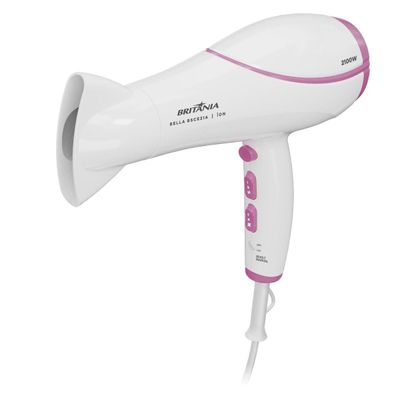 Secador de Cabelos Britânia Bivolt 2100W BELLA BSCE21A Bivolt