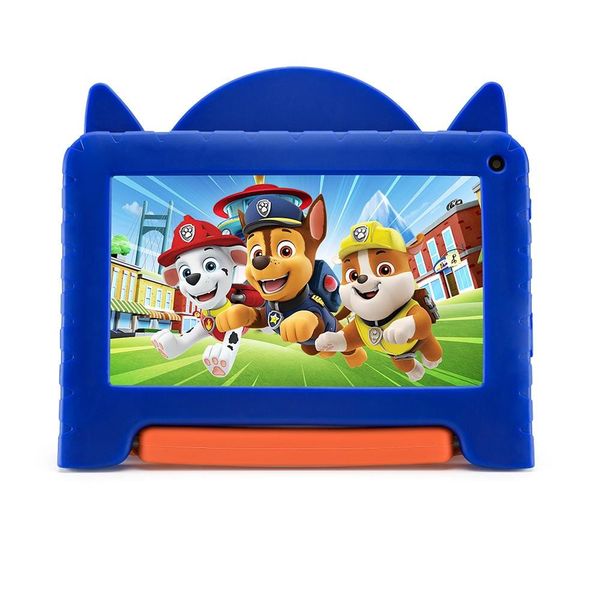 Tablet Infantil Multi Patrulha Canina Wi-Fi, Bluetooth, USB, Tela de 7, 64GB, 4GB de RAM, Android 13 GO, Processador Quad-Core