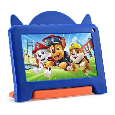 Tablet Infantil Multi Patrulha Canina Wi-Fi, Bluetooth, USB, Tela de 7, 64GB, 4GB de RAM, Android 13 GO, Processador Quad-Core