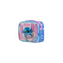 Lancheira Térmica Infantil Feminina Stitch Azul