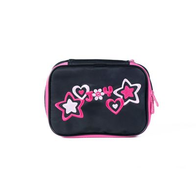 Estojo Box Feminino Grande BG Joy Preto U / Preto
