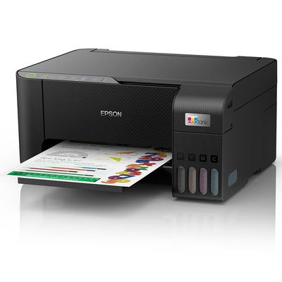 Impressora Multifuncional Tanque de Tinta Epson EcoTank L3250 Wireless Bivolt Preta